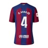 Conjunto (Camiseta+Pantalón Corto) FC Barcelona R. Araujo 4 Primera Equipación 23-24 - Niño